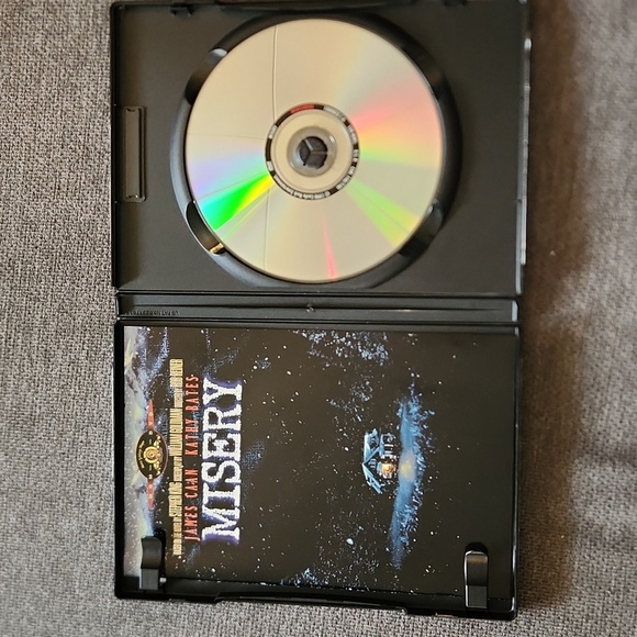 Misery DVD 2000 Widescreen Full Screen Stephen King Kathy Bates Horror Thriller - Picture 4 of 4